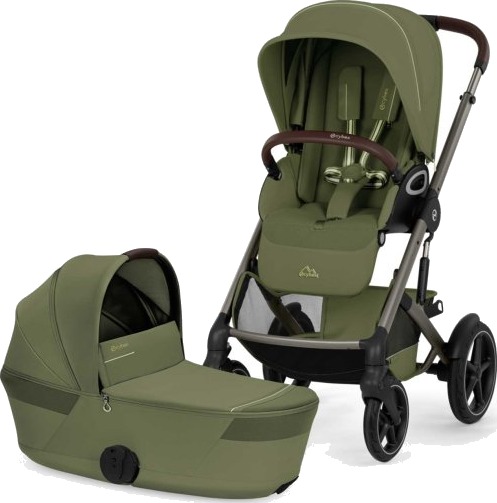 Cybex Talos S Lux Duo Med Fold-Cot Moss Green Cybex Talos S Lux Duo Med Fold-Cot Moss Green