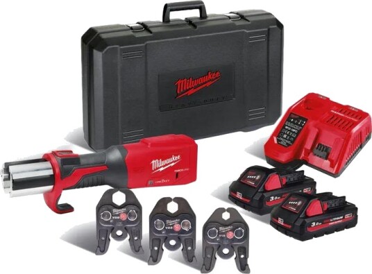 Milwaukee Pressverktøy M18 ONEBLHPT-302C 18V, 2x3.0Ah V-SET Milwaukee Pressverktøy M18 ONEBLHPT-302C 18V, 2x3.0Ah V-SET