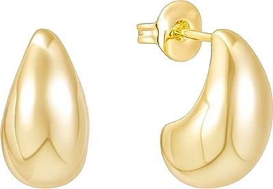 Makeup Mekka Bold Drop Earrings Gold