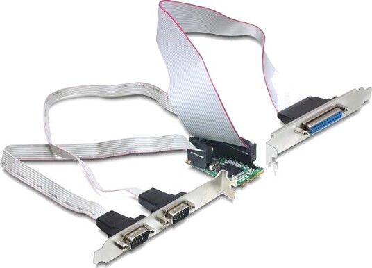 Delock Mini PCIe 2x D Sub9 Adapter 95232