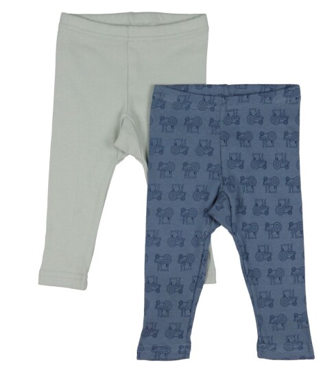 pippi Leggings 2 Pack Blue Mirage
