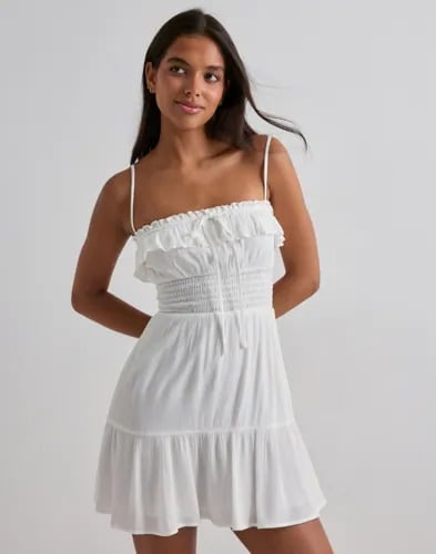 Nelly   Hvit   Summer Breeze Short Dress