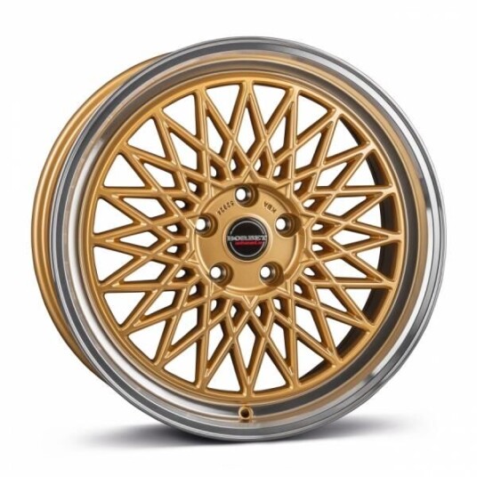 Borbet B Gold Rim Polished 7x17 4x100 ET25 B64 Borbet B Gold Rim Polished 7x17 4x100 ET25 B64