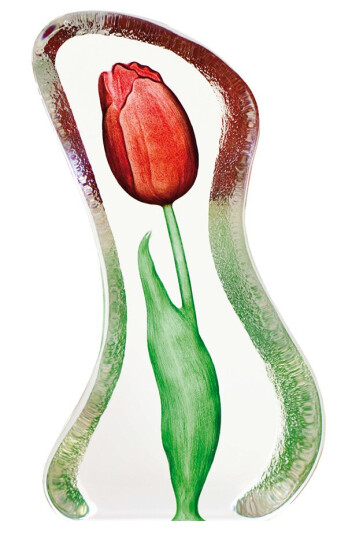 Målerås - Floral Fantasy Tulpan Skulptur 13,5 cm rød