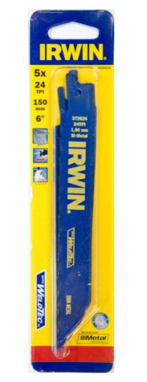Irwin Tigersagblad 150 mm 24 TPI 5-pakning til Elektroverktøy