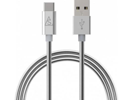 BlueLounge USB-A - USB-C USB-kabel 1 m sølv (613362)