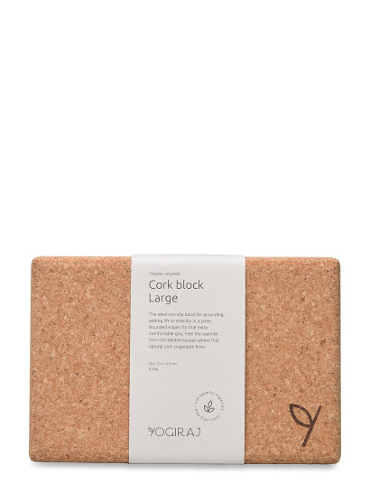 Yogiraj Cork Block, Large - Beige - ONE SIZE Yogiraj Cork Block, Large - Beige - ONE SIZE
