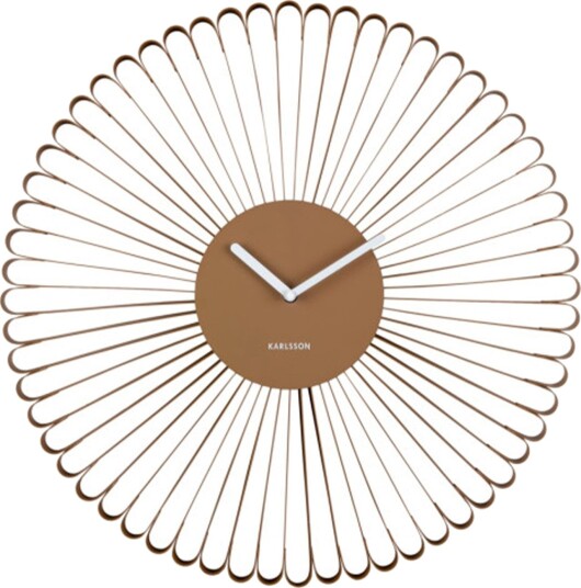 KARLSSON Wall Clock Cascara Mocha Brown Brown Ø 50 CM