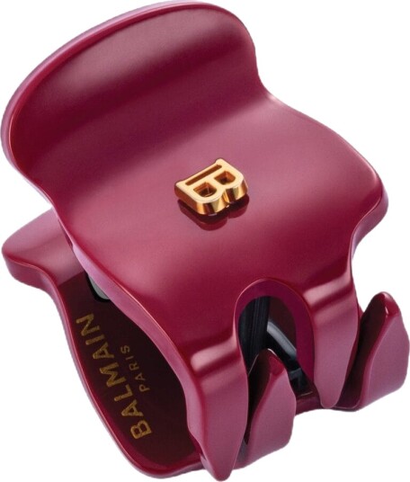 Balmain Limited Edition Pince à Cheveux Extra Small Velvet Burgun Balmain Limited Edition Pince à Cheveux Extra Small Velvet Burgun