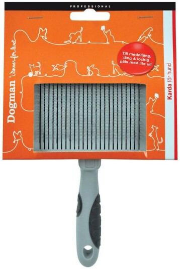 Dogman Professional Karde Med Vinklet Metallbørst Dogman Professional Karde Med Vinklet Metallbørst