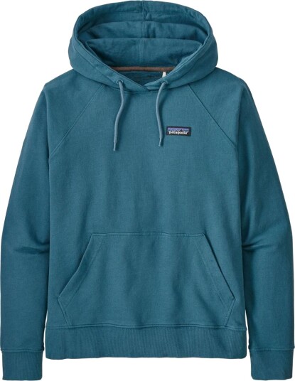 Patagonia W´S P-6 Label Organic Hoody Dame, Abb Abalone Blue, M Patagonia W´S P-6 Label Organic Hoody Dame, Abb Abalone Blue, M