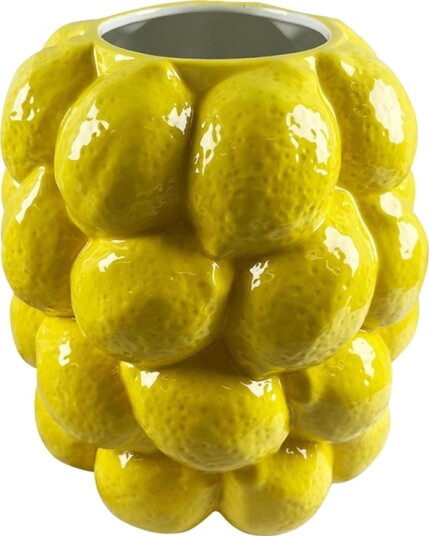 Seasons Capri Collection Vase Keramikk 23,5cm Sitron Seasons Capri Collection Vase Keramikk 23,5cm Sitron