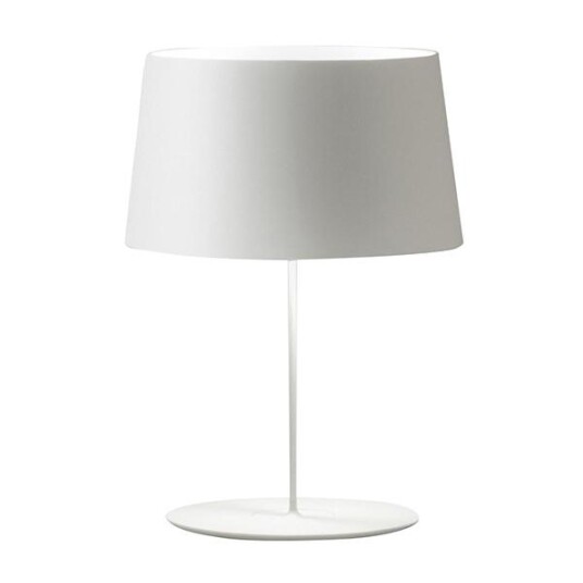 Vibia Warm Bordlampe Aluminiums Skjerm Matt Hvit