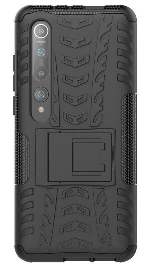 INCOVER Xiaomi Mi 10 5G / Mi 10 Pro 5G Håndverker Deksel med Stativ - Svart