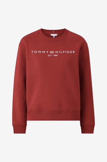 Tommy Hilfiger   Collegegenser Mdrn Reg Corp Logo C nk Swtshrt   Rød