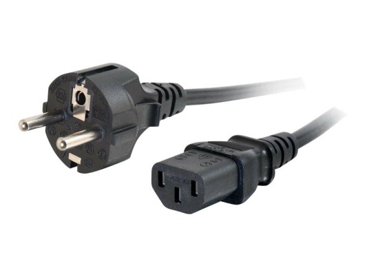 C2G Universal Power Cord - strømkabel - power CEE 7/7 til power IEC 60320 C13 - 10 m