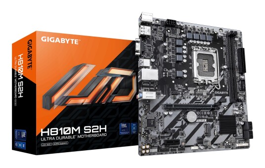Gigabyte H810M S2H Micro ATX Hovedkort med USB-C 3.2 Gen 1 og Gigabit LAN