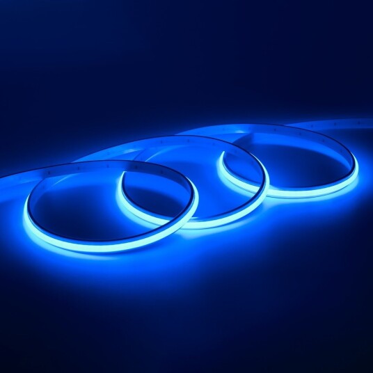 Ledlife 5m 9W/m Blå Dot free COB LED strip 24V DC IP67 240 LED/m 5 års garanti