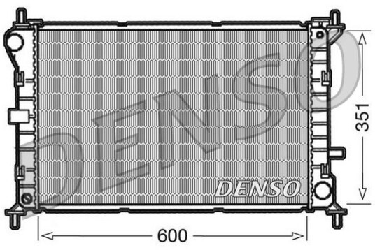 Radiator DENSO DRM10051 Radiator DENSO DRM10051