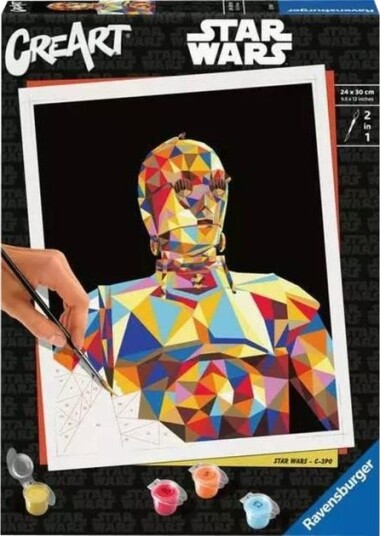 Ravensburger CreArt Star Wars Mal Etter Nummer Sett C 3PO