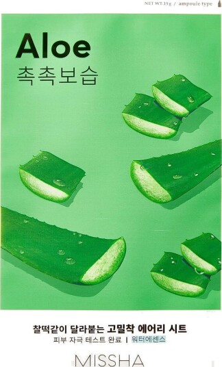 MISSHA Airy Fit Sheet Mask (Aloe) 19 g K Beauty Masker