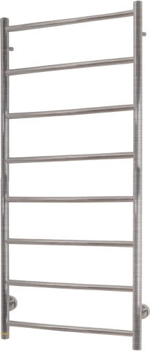 Kriss Polaris el-håndkletørker 1200x500 mm, børstet stål