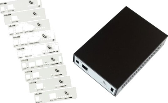 Mikrotik Ca411-711 Etui Aluminium Sort