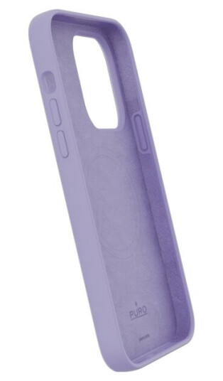 Puro Mobildeksel til iPhone 14 Pro MagSafe Silikon Lilla