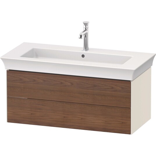 Duravit White Tulip Servantskap 2 skuf. 98,4x45,8x41 cm Valnøtt/Nordisk Hvit