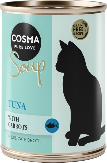 Cosma Soup Tunfisk Med Gulrot 12 X 100 G Cosma Soup Tunfisk Med Gulrot 12 X 100 G