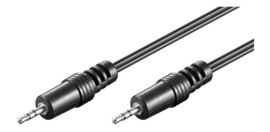 Pro MicroJack 2.5mm Lydkabel 1.5m Svart