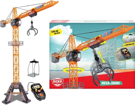 Dickie Toys Mega Crane fjernstyrt kran Dickie Toys Mega Crane fjernstyrt kran