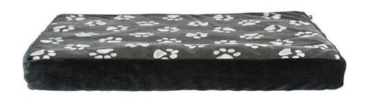 Trixie Jimmy Hundeseng 80x55 cm Svart Plysj med Vaskbart Trekk