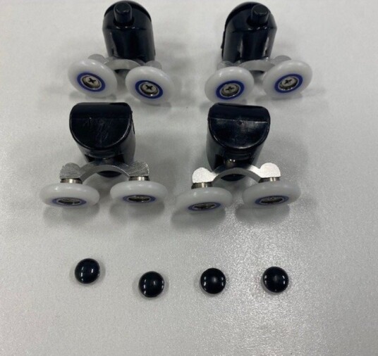 Hjulsats 134539/134540 svart SET