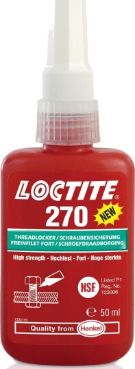 Loctite 270 Gjengelåsingslim Høy Styrke 50 ml