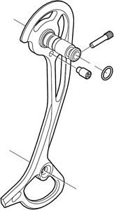 Shimano Yttre Samleplate Til XT SGS Bakgir
