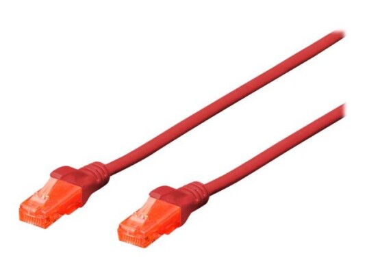 Digitus Professional koblingskabel - 5 m - rød