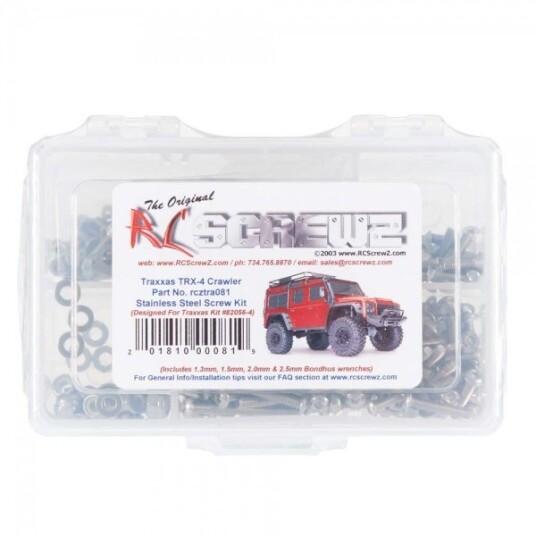 RC Screwz 081 Stainless Steel Screw Kit Traxxas TRX-4 RC Screwz 081 Stainless Steel Screw Kit Traxxas TRX-4