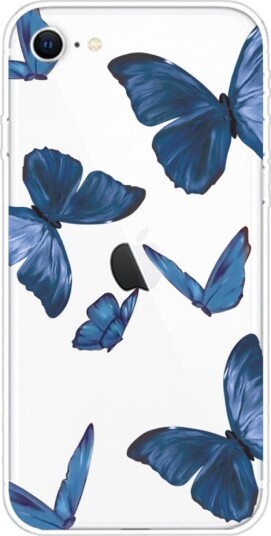Trolsk Mobildeksel Blå Sommerfugler (iPhone SE3/SE2/8/7)