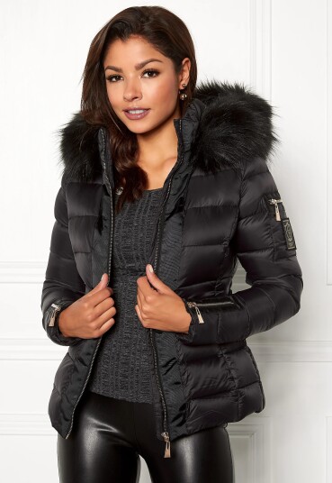 Chiara Forthi Short Down jacket Black 36 Chiara Forthi Short Down jacket Black 36