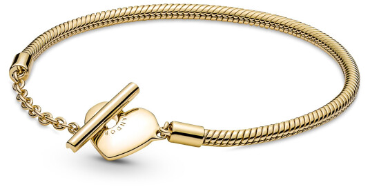 Pandora Armbånd i 925 forgylt sølv 18 cm