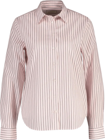 Gant Reg Classic Poplin Striped Shirt Pink 40