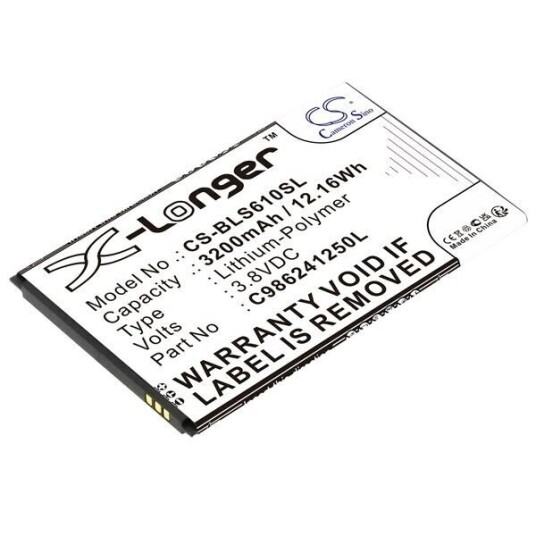 Blu Batteri (3200 mAh 3.8 V, Sort) passende til Blu Advance A6