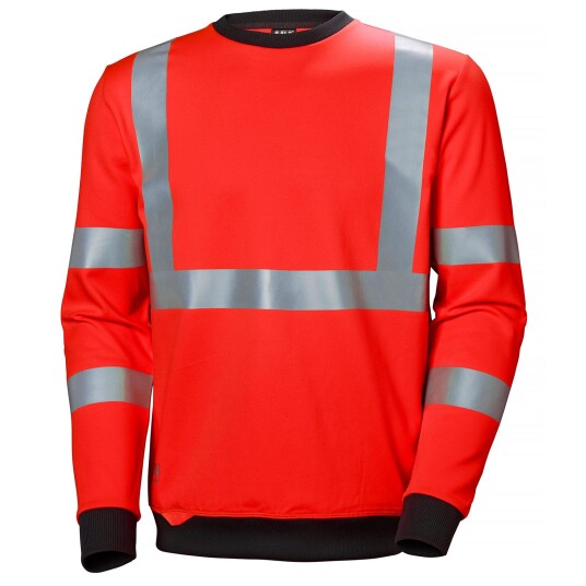 HH Workwear Workwear Helly Hansen Addvis Hi Vis Genser Rød M