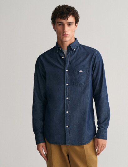 Gant Reg Indigo Bd Blue XL