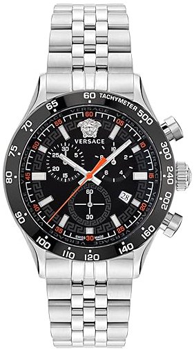 Versace Herreklokke VE2U00322 Hellenyium Sort/Stål Ø44 mm