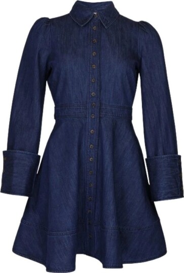 byTimo Denimkjole Denim Mini Dress Blå