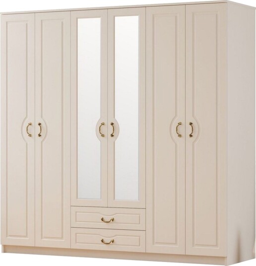 Beyric Garderobe 210x210 cm - Matt Hvit