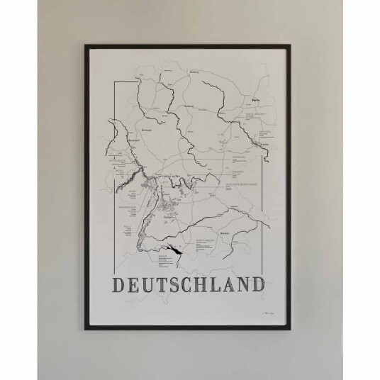 Brushery Vinplakat Tyskland 50x70cm