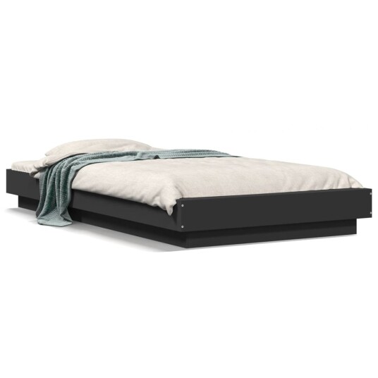  Sengeramme svart 90x190 cm konstruert tre 8721102618772